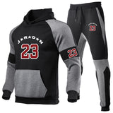 Men&#39;s Clothes Men&#39;s Casual Sets Cotton Pullover Hoodie + Sweatpants Male Winter Fleece Leisure Branded Men&#39;s Clothing S-3XL