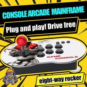 Classic Retro TV double rocker console game console double battery fighting PS1 HD 4K arcade 10000 game TV Projector Monitor