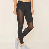 Women Mesh Black Transparent Leggings