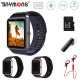 GT08 Bluetooth Smart Watch Wristband SIM TF Card Phone MP3 Smartwatch For Apple iOS Android SMS/call Reminder Fitness Camera