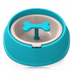 Fun Bone Shaped Slow Feeder - Virtual Blue Store