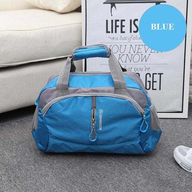 Nylon Waterproof Sports Gym Bag - Virtual Blue Store