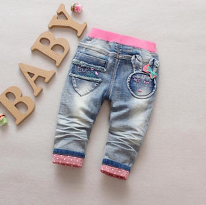 Baby Girls Denim Jeans - Virtual Blue Store