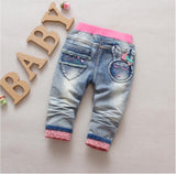 Baby Girls Denim Jeans - Virtual Blue Store