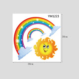 Cartoon Rainbow Wall Sticker - Virtual Blue Store