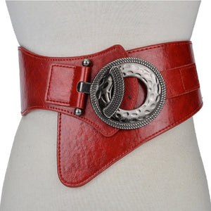 Women Wide Waist Elastic Stretch Belt - Virtual Blue Store