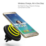 Qi Magnetic Car Wireless Charger For iPhone 8plus/Xr/XsMax Air Vent Wireless Car Charger Samsung S10/S9/Note 8 For Huawei XiaoMi - Virtual Blue Store