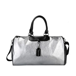 Duffel Gym Leather Bag - Virtual Blue Store