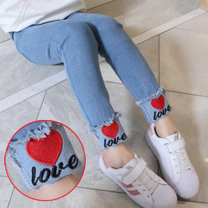 Cartoon Mickey Pattern Jeans - Virtual Blue Store