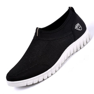 Men Breathable Slip-On Shoes - Virtual Blue Store